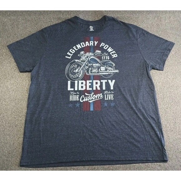 Celebrate Patriotic Other - Mens Tshirt T Shirt 3XL Motorcycle Legendry Power Live to Ride to Live Liberty